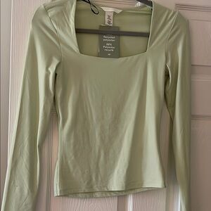 H&M Light Green Women's Top